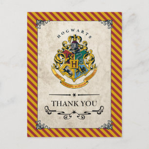 Harry Potter Hogwarts Geburtstags Dankeschön Postkarte