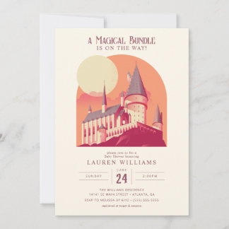 Harry Potter | Hogwarts Girl Baby Shower Einladung