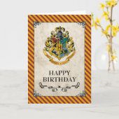 Harry Potter | Hogwarts Happy Birthday Karte (Gelbe Blume)