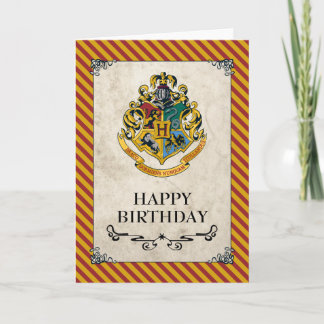 Harry Potter | Hogwarts Happy Birthday Karte
