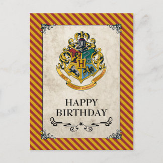 Harry Potter | Hogwarts Happy Birthday Postkarte