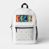 Harry Potter | HOGWARTS™ House Sigils Bedruckter Rucksack (Vorderseite)