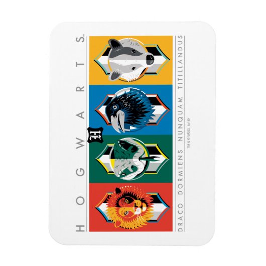 Harry Potter | HOGWARTS™ House Sigils Magnet (Vertikal)