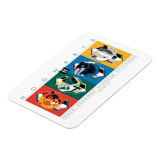 Harry Potter | HOGWARTS™ House Sigils Magnet (Linke Seite)