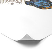 Harry Potter | Hogwarts Houses - Vollfarbigkeit Poster (Ecke)