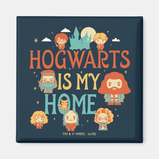 HARRY POTTER™ | HOGWARTS™ IST MEIN ZUHAUSE MAGNET (Vorne)