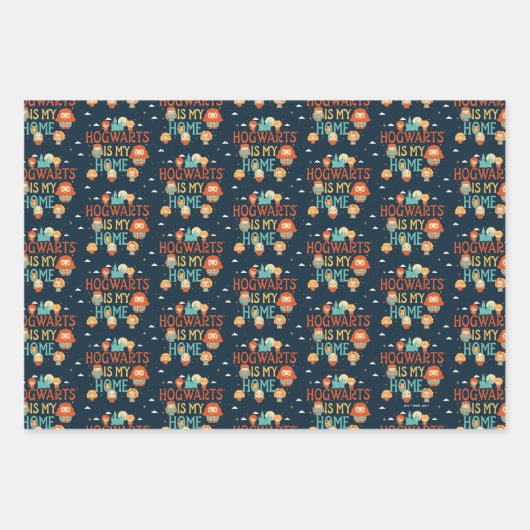 HARRY POTTER™ | HOGWARTS™ IST MEINE ZUHAUSE GESCHENKPAPIER SET (Vorderseite)