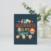 HARRY POTTER™ | HOGWARTS™ IST MEINE ZUHAUSE POSTKARTE (Stehend Vorderseite)