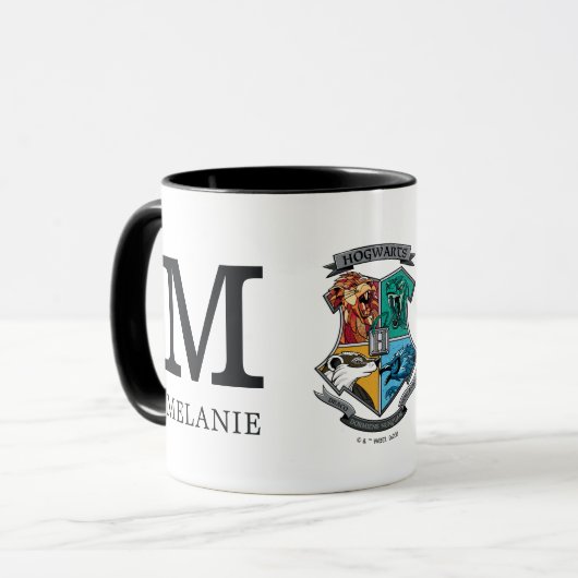 Harry Potter | HOGWARTS™ Kreuzschraffiertes Emblem Tasse (Vorderseite Links)
