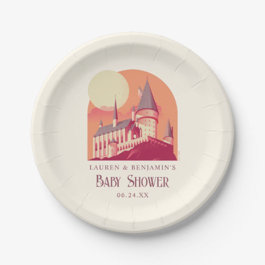 Harry Potter | Hogwarts Mädchen Baby Shower Pappteller (Vorderseite)