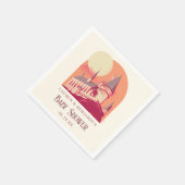 Harry Potter | Hogwarts Mädchen Baby Shower Serviette (Ecke)