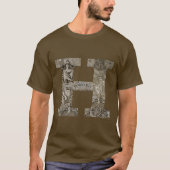 Harry Potter | Hogwarts Monogramm T-Shirt (Vorderseite)