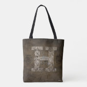 Harry Potter | Hogwarts Monogramm Tasche (Rückseite)