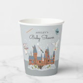 Harry Potter | Hogwarts Pattern Baby Shower Pappbecher (Links)