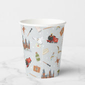 Harry Potter | Hogwarts Pattern Baby Shower Pappbecher (Rechts)