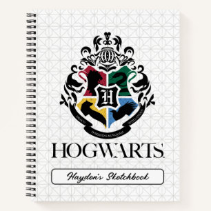 Harry Potter   HOGWARTS™ Pride School Wappen Sketc Notizblock