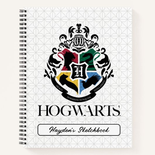 Harry Potter | HOGWARTS™ Pride School Wappen Sketc Notizblock (Vorderseite)