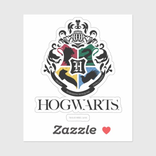 Harry Potter | HOGWARTS™ Primarschulen-Wappen Aufkleber (Blatt)