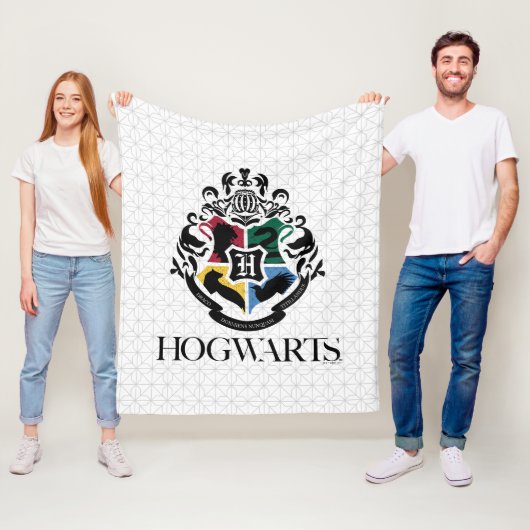 Harry Potter | HOGWARTS™ Primarschulen-Wappen Fleecedecke (Beispiel)