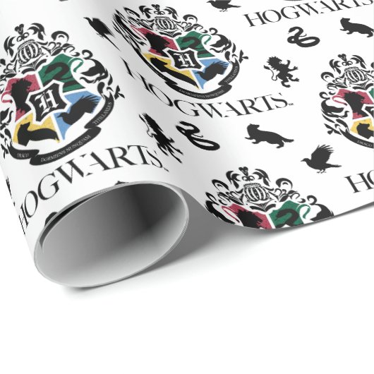 Harry Potter | HOGWARTS™ Primarschulen-Wappen Geschenkpapier (Rolleneckpunkt)