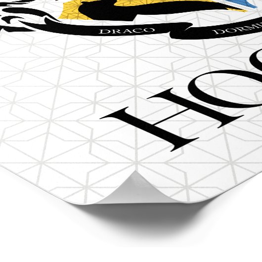 Harry Potter | HOGWARTS™ Primarschulen-Wappen Poster (Ecke)