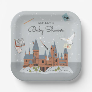 Harry Potter   Hogwarts-Schloss-Baby-Party Pappteller