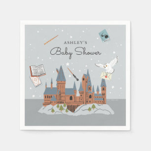 Harry Potter   Hogwarts-Schloss-Baby-Party Serviette