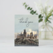 Harry Potter Hogwarts-Schloss Hochzeit Danke Postkarte (Stehend Vorderseite)