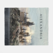Harry Potter | Hogwarts-Schloss-Junggesellinnenabs Fleecedecke (Vorderseite (Horizontal))