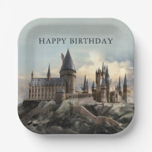 Harry Potter   Hogwarts-Schloss Tageslicht Pappteller