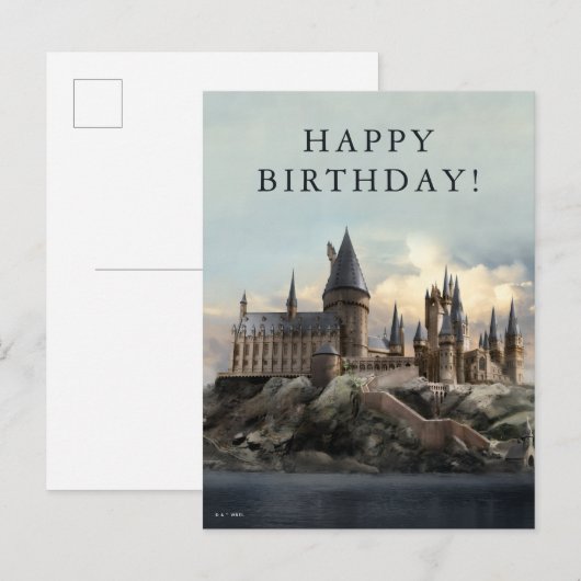 Harry Potter | Hogwarts-Schloss Tageslicht Postkarte (Vorne/Hinten)