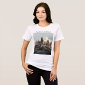 Harry Potter | Hogwarts-Schloss Tageslicht Tri-Blend Shirt (Vorderseite voll)