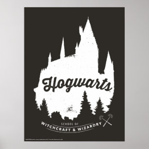 Harry Potter   HOGWARTS™ Schloss-Typografie Poster