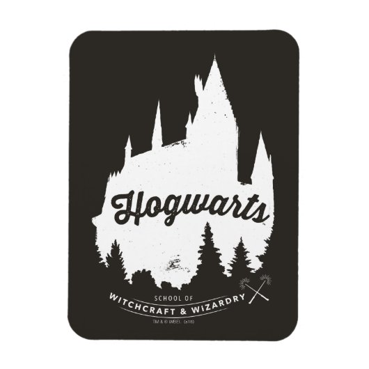 Harry Potter | HOGWARTS™ Schloss Typography Magnet (Vertikal)