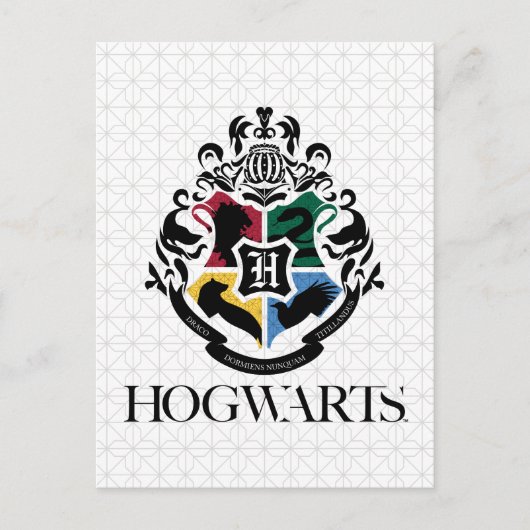 Harry Potter | HOGWARTS™ Stolz Schulwappen Postkarte (Vorderseite)