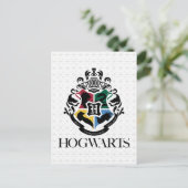 Harry Potter | HOGWARTS™ Stolz Schulwappen Postkarte (Stehend Vorderseite)