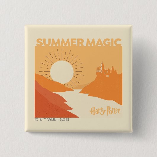 HARRY POTTER™ | HOGWARTS™ Summer Magic Button (Vorderseite)