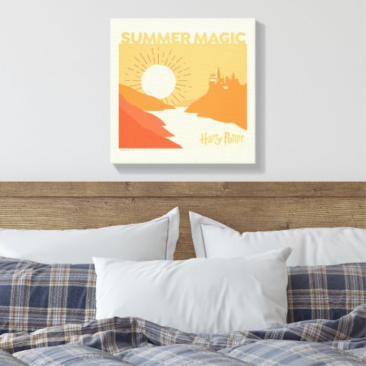 HARRY POTTER™ | HOGWARTS™ Summer Magic Leinwanddruck (Insitu (Schlafzimmer))