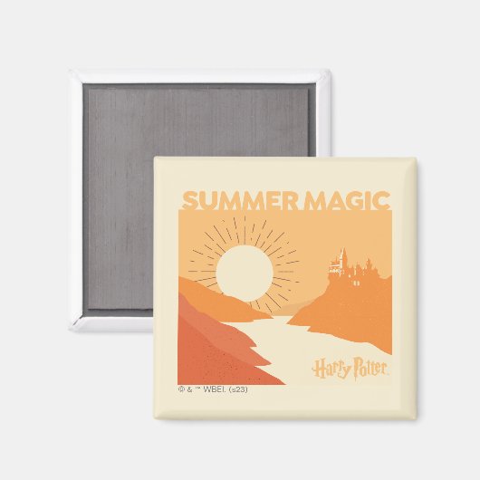 HARRY POTTER™ | HOGWARTS™ Summer Magic Magnet (Vorderseite/Rückseite)