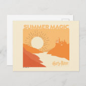 HARRY POTTER™ | HOGWARTS™ Summer Magic Postkarte (Vorne/Hinten)