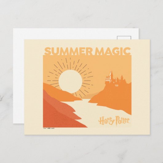 HARRY POTTER™ | HOGWARTS™ Summer Magic Postkarte (Vorne/Hinten)