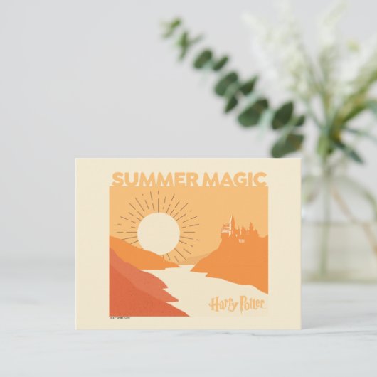 HARRY POTTER™ | HOGWARTS™ Summer Magic Postkarte (Stehend Vorderseite)