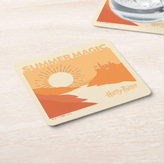 HARRY POTTER™ | HOGWARTS™ Summer Magic Rechteckiger Pappuntersetzer (angewinkelt)