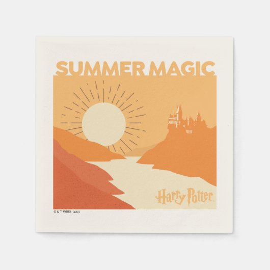 HARRY POTTER™ | HOGWARTS™ Summer Magic Serviette (Vorderseite)