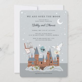 Harry Potter | Hogwarts - Über dem Mond Einladung