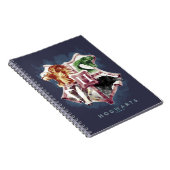 Harry Potter | HOGWARTS™-Wappen Aquarell Notizblock (Rechte Seite)