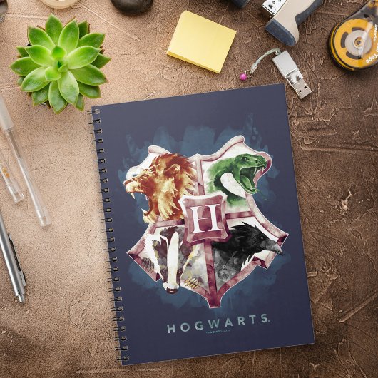 Harry Potter | HOGWARTS™-Wappen Aquarell Notizblock