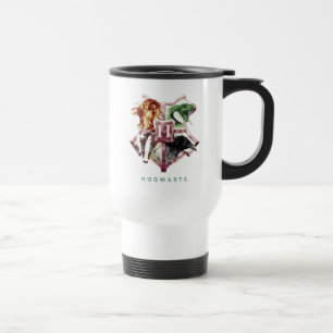 Harry Potter   HOGWARTS™ Wappen Aquarell Reisebecher
