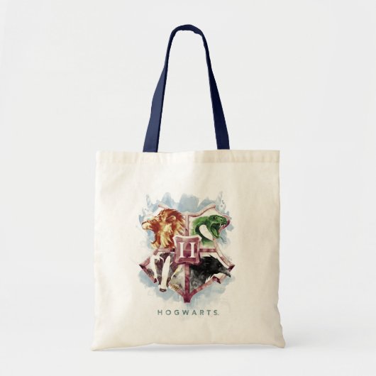 Harry Potter | HOGWARTS™-Wappen Aquarell Tragetasche (Vorne)