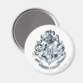 Harry Potter | Hogwarts Wappen - Blau Magnet (Vorderseite/Rückseite)